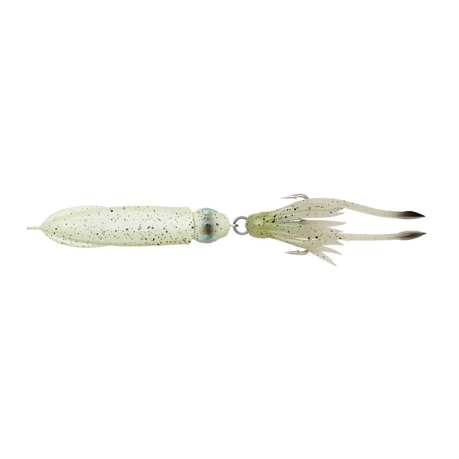 SAVAGE SALT 3D SWIN SQUID JIG 200GR GREEN EYE