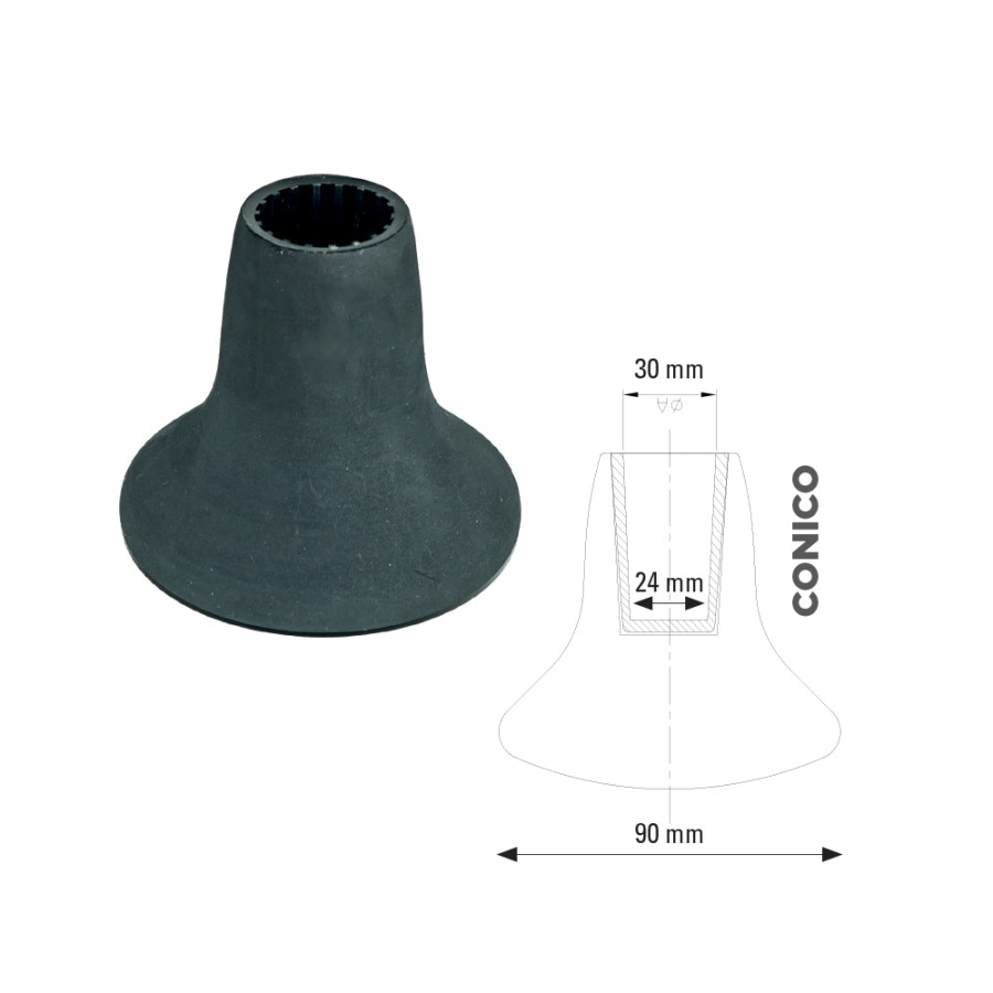ROD HOLDER PISOLO 24MM