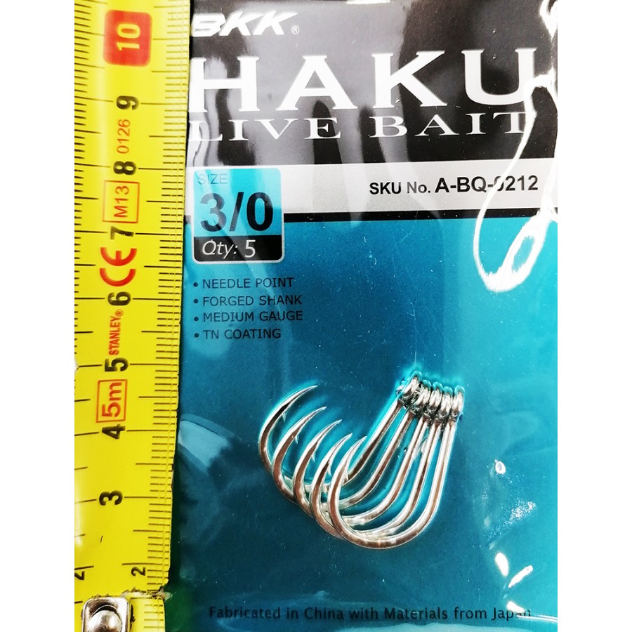 BKK HAKU LIVE BAIT 3/0 (5PZ)