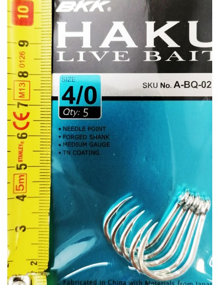 BKK HAKU LIVE BAIT 4/0 (5PZ)