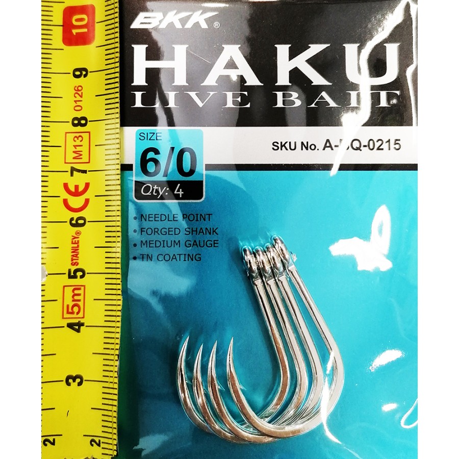BKK HAKU LIVE BAIT 6/0 (4PZ)