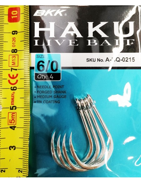 BKK HAKU LIVE BAIT 6/0 (4PZ)