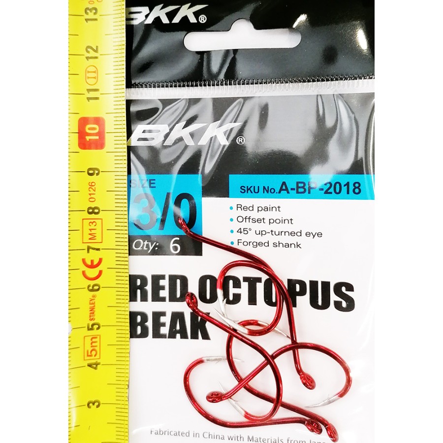 BKK OCTOPUS RED 3/0 (6PZ)