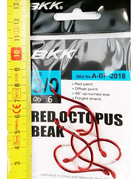 BKK OCTOPUS RED 3/0 (6PZ)