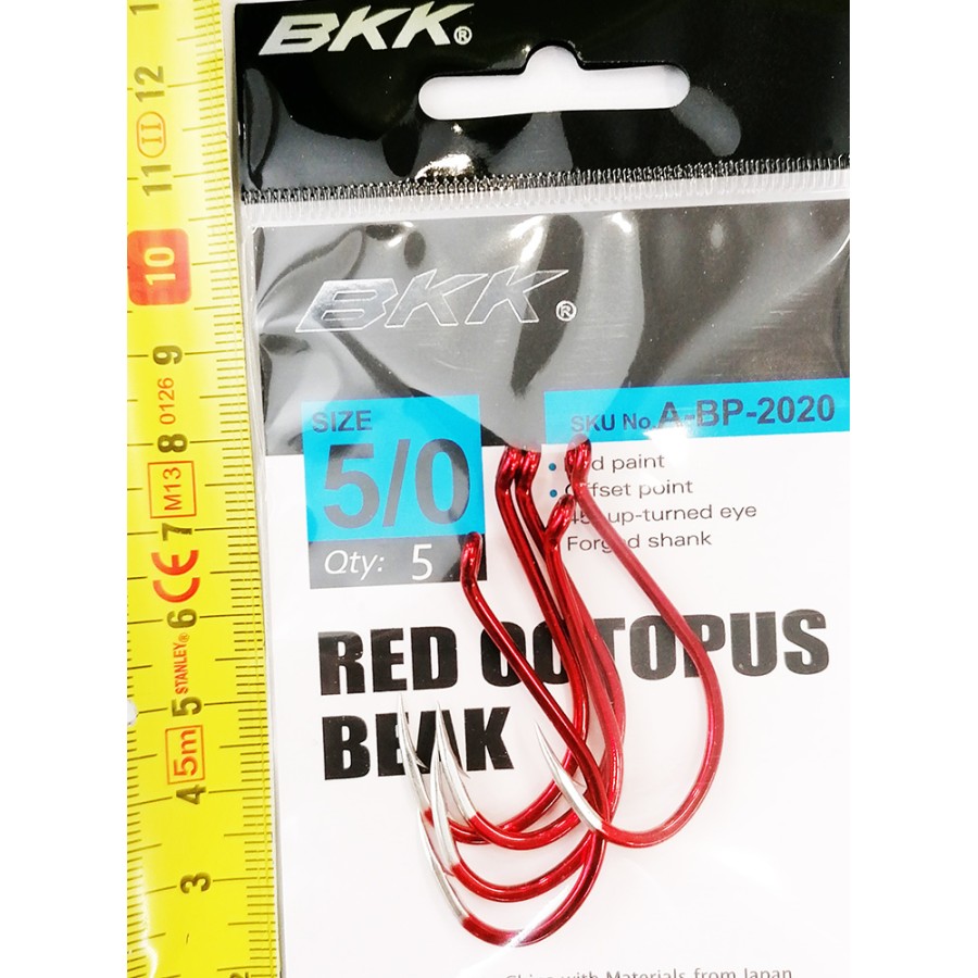 BKK OCTOPUS RED 5/0 (5PZ)