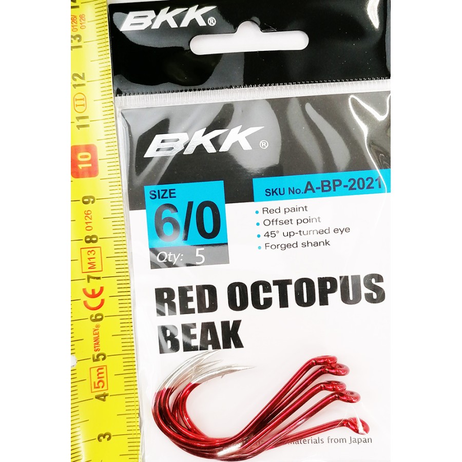 BKK OCTOPUS RED 6/0 (5PZ)