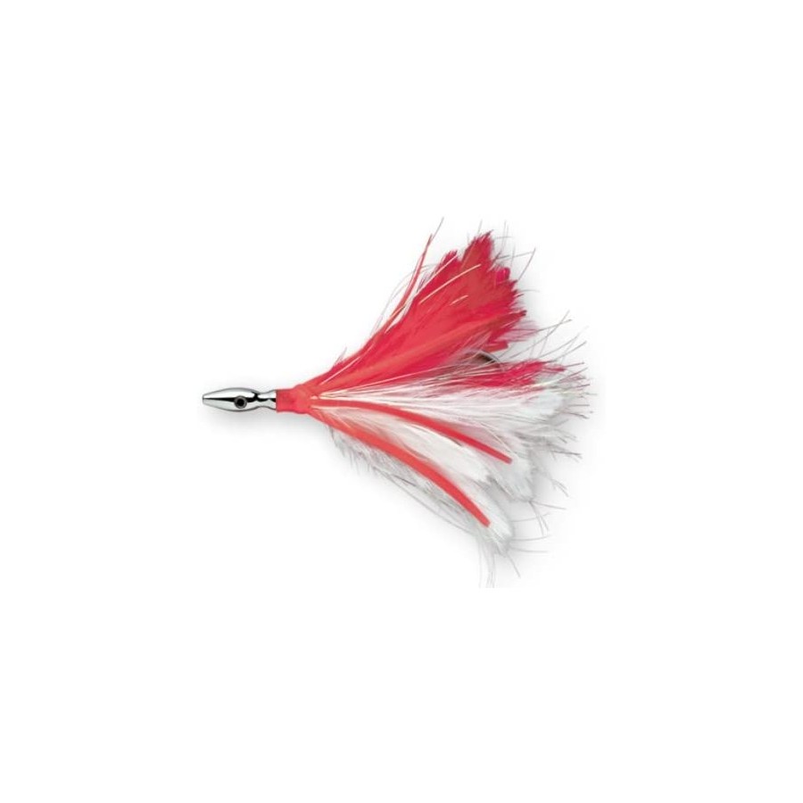 WILLIAMSON FLASH FEATHER RIGGED 12CM RED