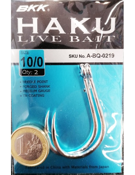 BKK HAKU LIVE BAIT 10/0 (2PZ)