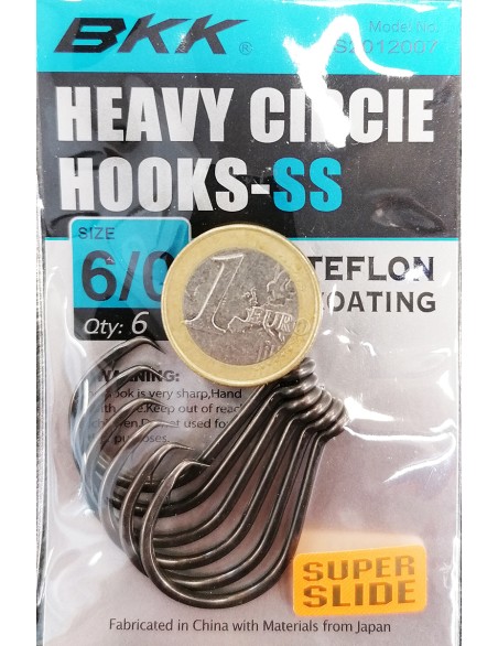BKK HEAVY CIRCLE SS N.6/0 (6PZ)
