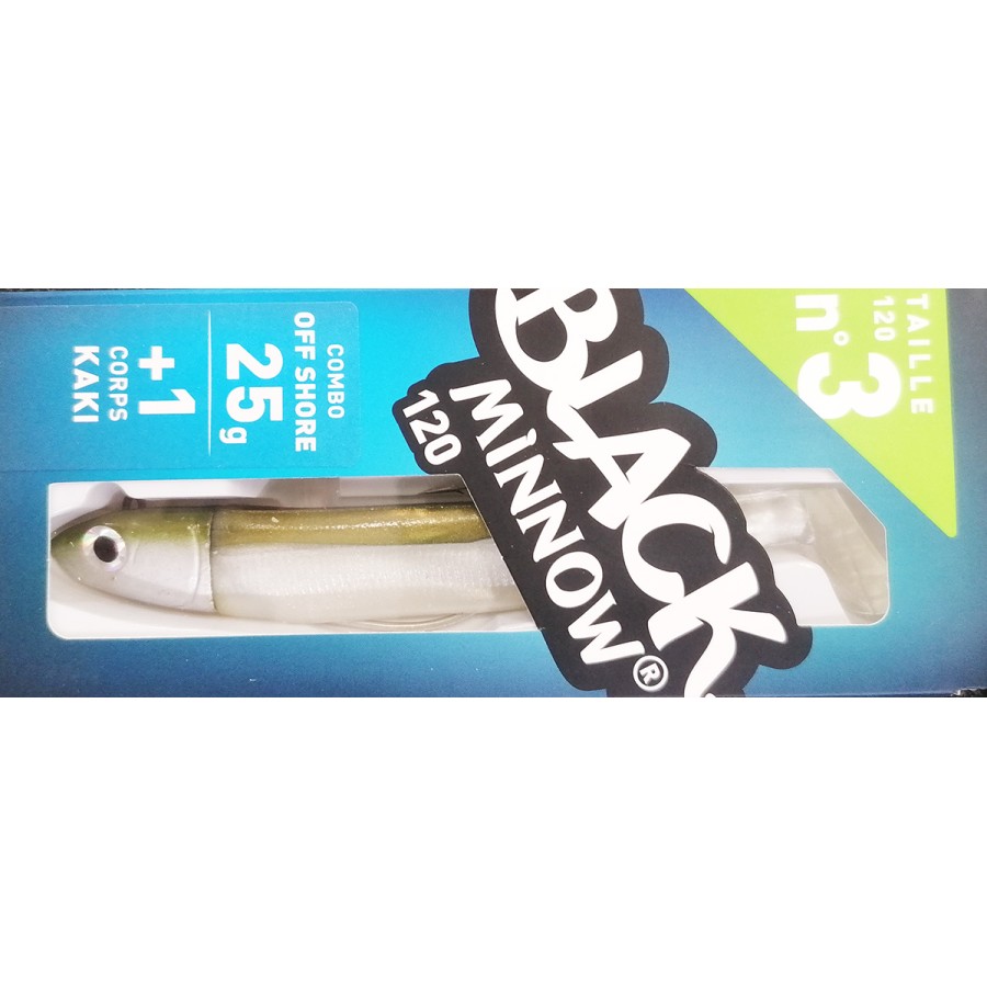 BLACK MINNOW 120MM COMBO 25GR KAKI