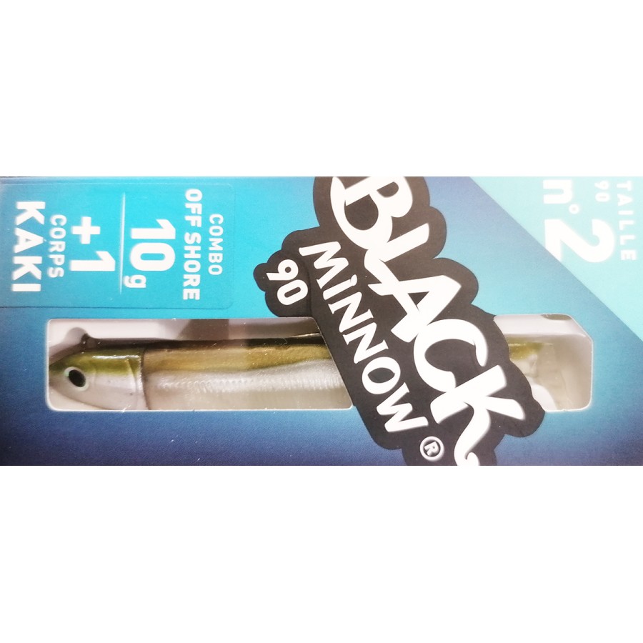BLACK MINNOW 90MM COMBO 10GR KAKI