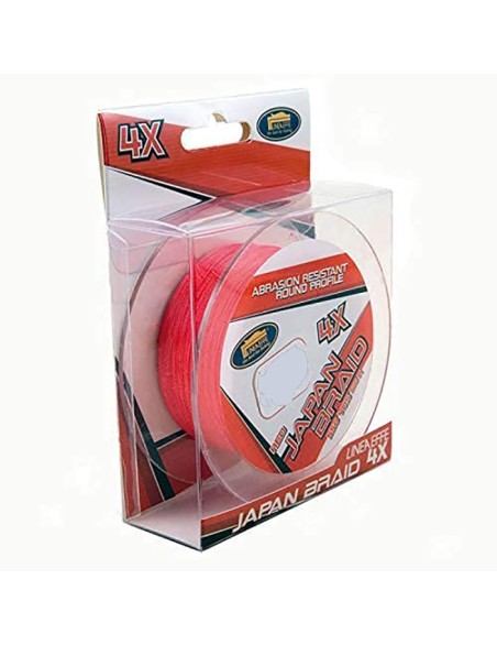 LINEAEFFE BRAID X4 RED 500MT 0,60MM (45,5KG)