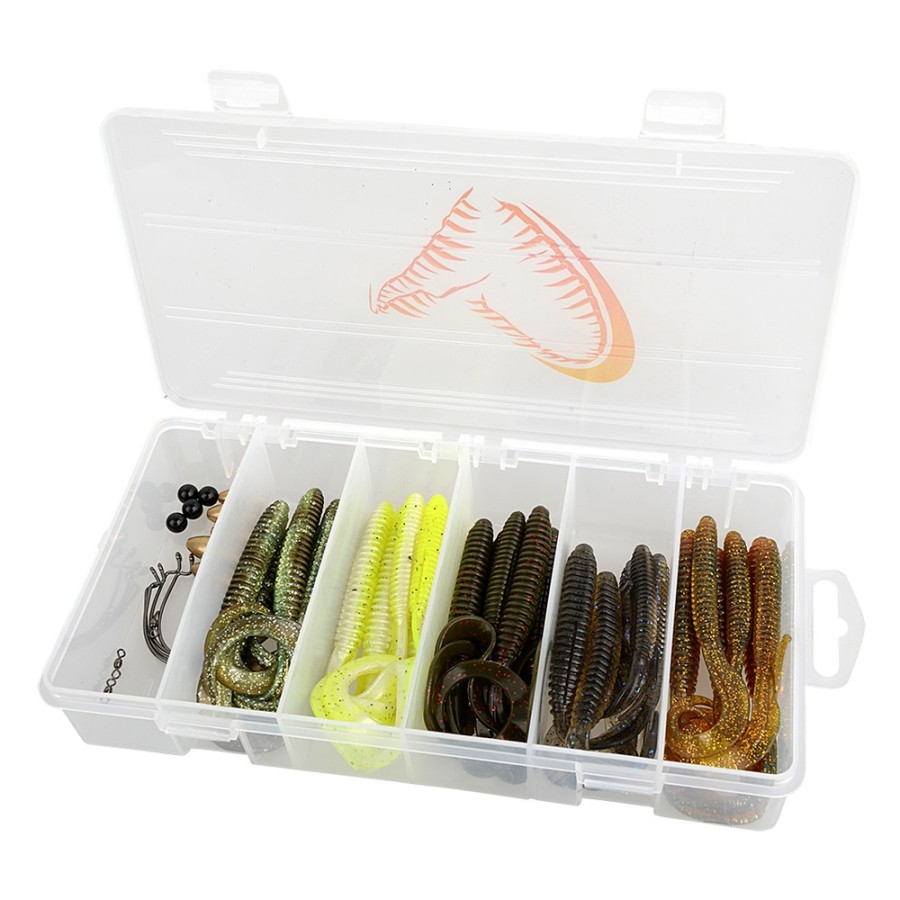 SAVAGE GEAR RIB WORM KIT 30+17PCS