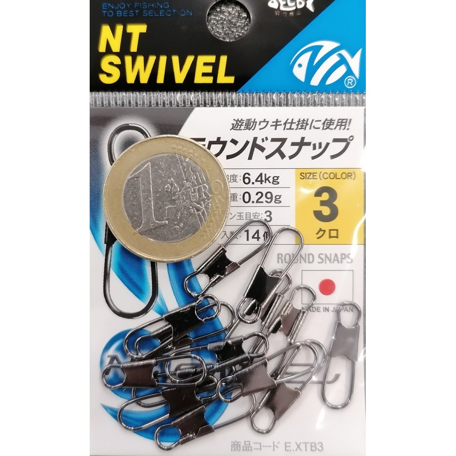NT SVIWEL ROUND SNAP CALAMARI N.3
