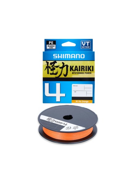SHIMANO KAIRIKI 4 ORANGE 300MT 0,06MM 4,4KG