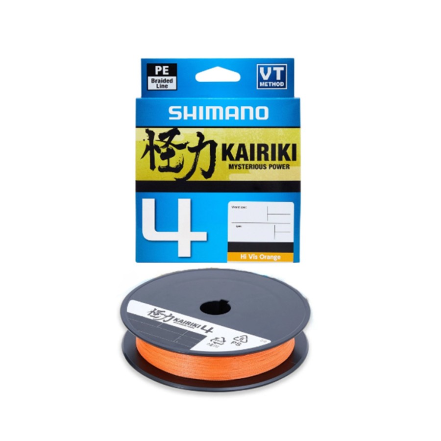 SHIMANO KAIRIKI 4 ORANGE 300MT 0,28MM 26KG