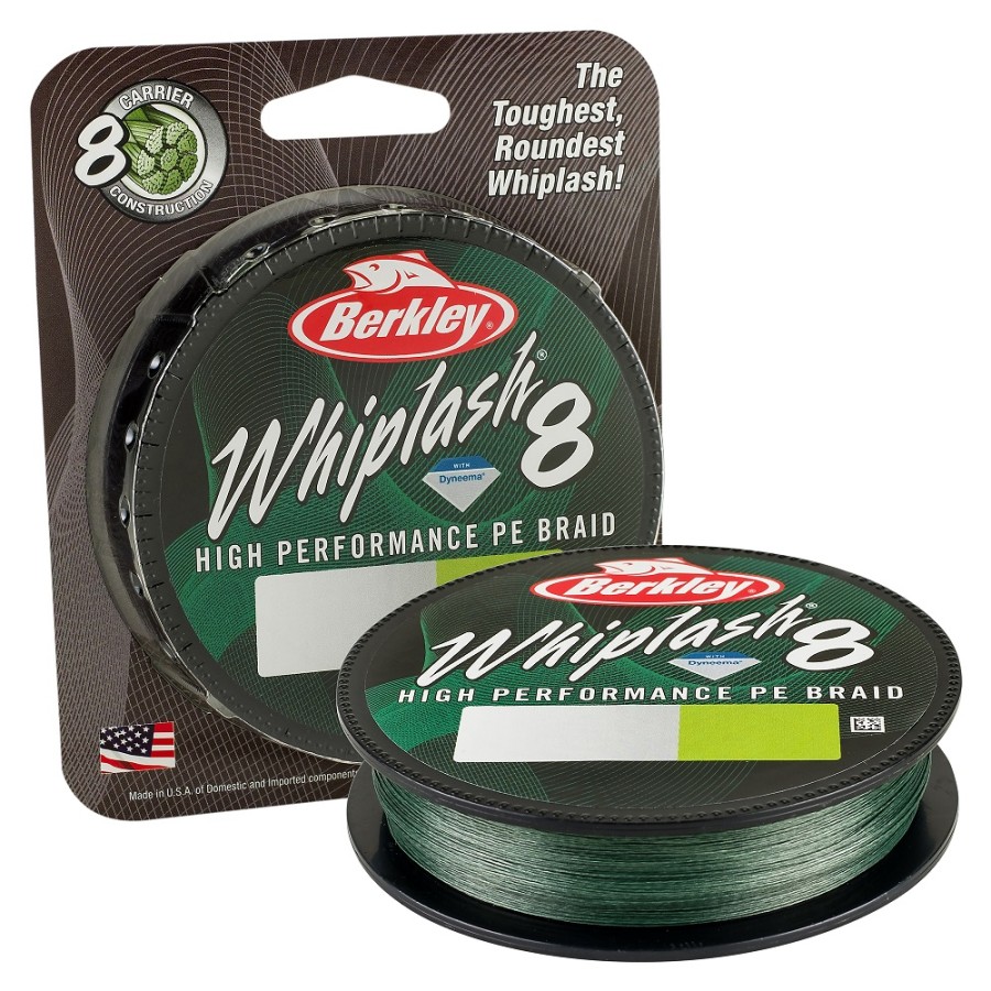 BERKLEY WHIPLASH 8 GREEN 150MT 0,28MM