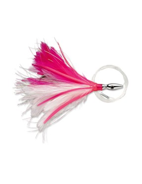 WILLIAMSON FLASH FEATHER RIGGED 12CM PINK WHITE