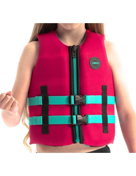 JOBE NEOPRENE LIFE VEST KIDS HOT PINK 128