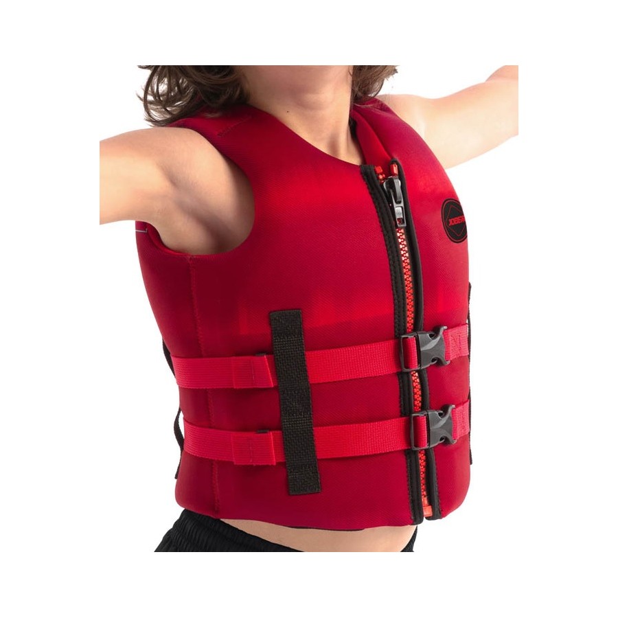 JOBE NEOPRENE LIFE VEST KIDS RED 128