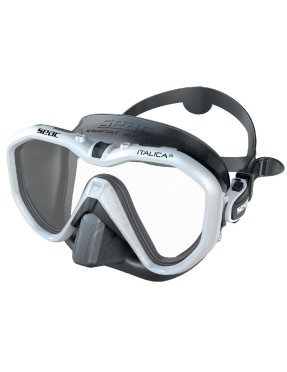 MASCHERA ITALICA 50 BIANCO METAL