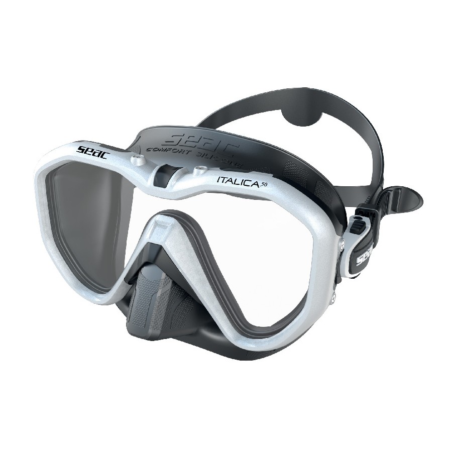 MASCHERA ITALICA 50 BIANCO METAL