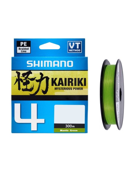 SHIMANO KAIRIKI 4 MANTIS GREEN 300MT 0,31MM 22,7KG