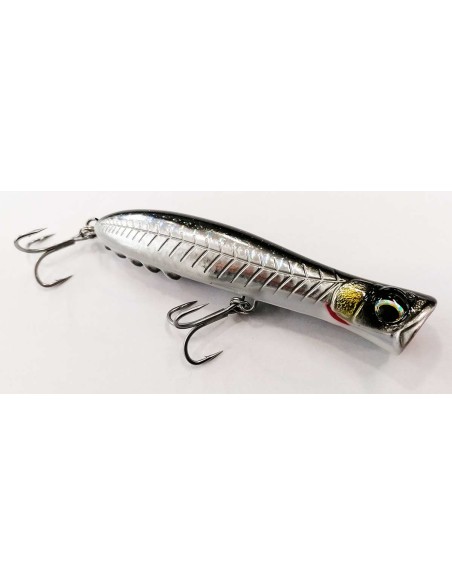 SAVAGE GEAR GRAVITY POPPER 90MM 13,5GR BLACK MULLET