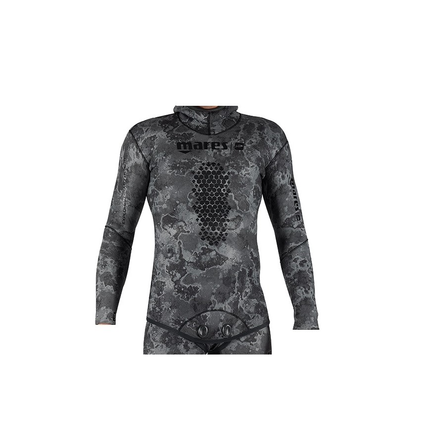 MARES JACKET EXPLORER CAMO BLACK 3MM V (XLARGE)