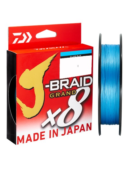 DAIWA J BRAID GRAND 8X 135MT 0,20MM ISLAND BLUE