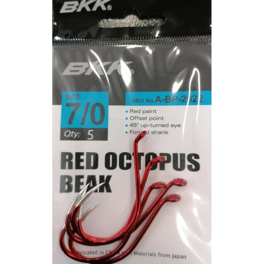 BKK OCTOPUS RED 7/0 (5PZ)