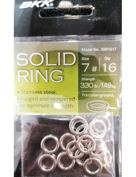 BKK SOLID RING N.7 330LB (16PZ)