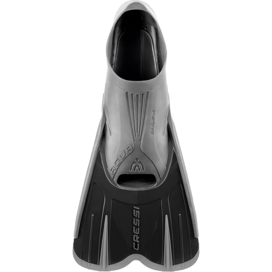 AGUA SHORT FINS BLACK/SILVER 39/40(5,5/6,5)