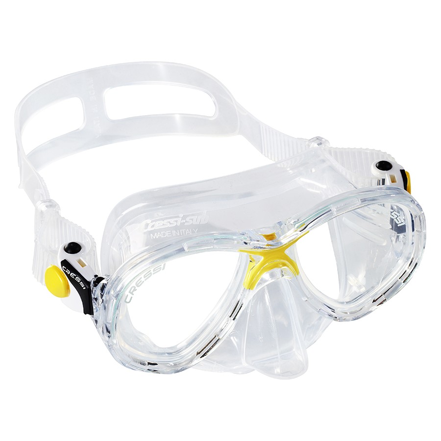 MAREA JR MASK SIL CLEAR YELLOW