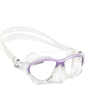 MOON KID MASK SIL CLEAR/FRAME LILAC