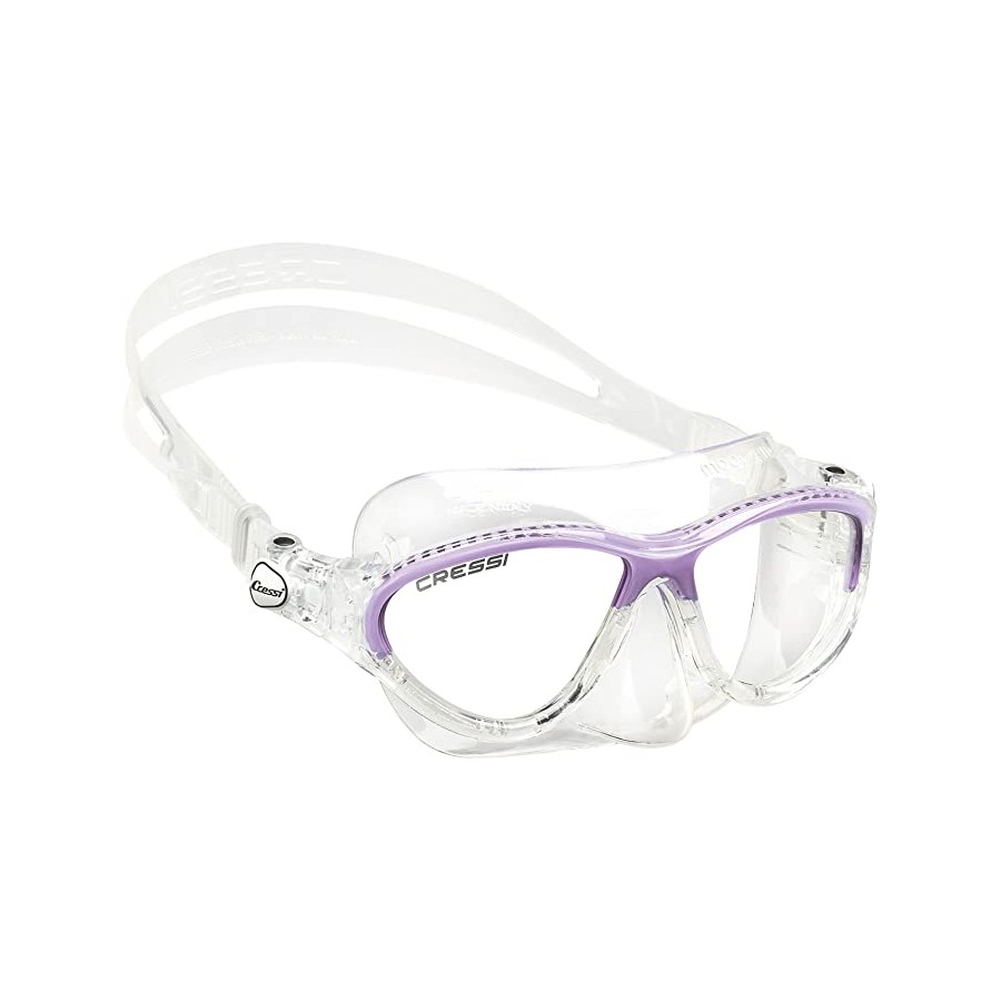 MOON KID MASK SIL CLEAR/FRAME LILAC