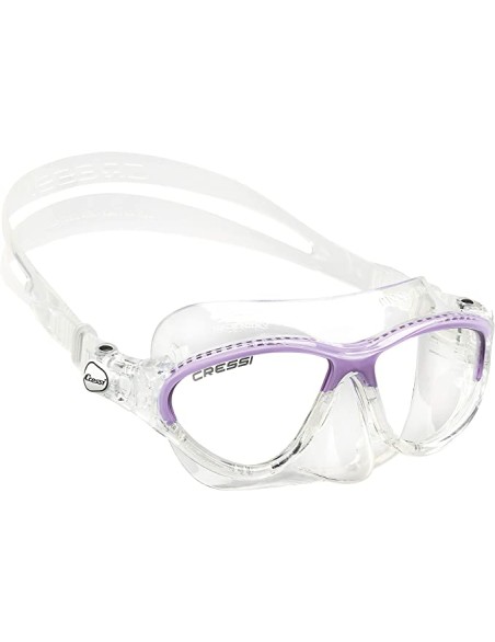 MOON KID MASK SIL CLEAR/FRAME LILAC