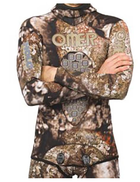 OMER RED STONE JACKET 5MM SIZE 3 (M)