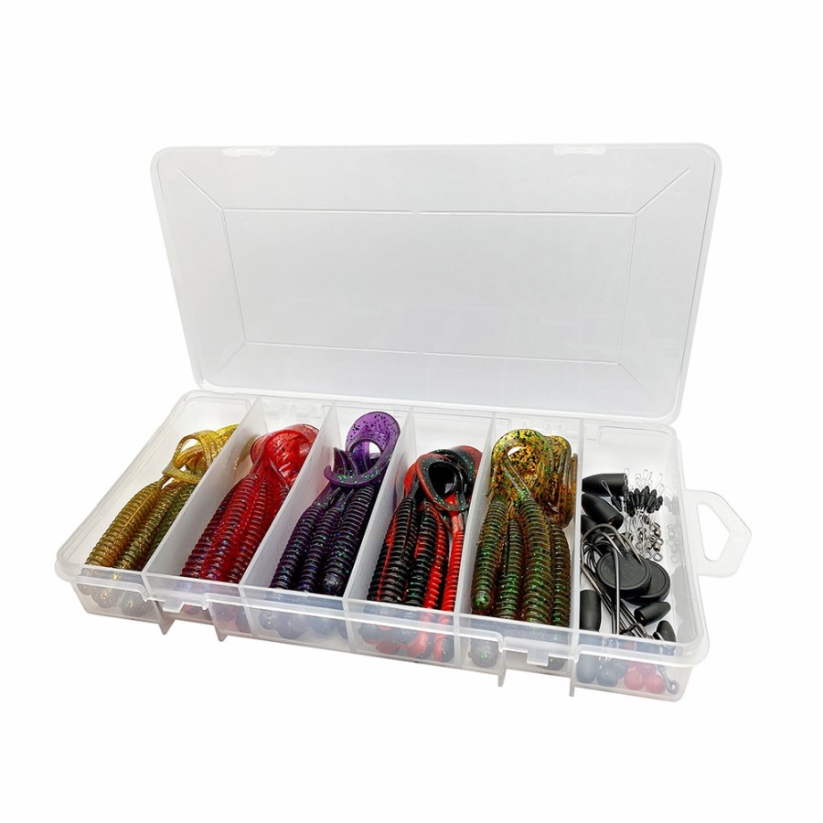SAVAGE GEAR RIB WORM KIT 60PCS