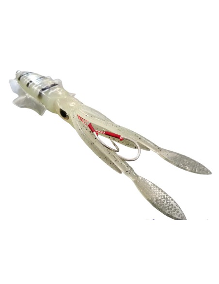 VERTICAL TROLLING ESTROSQUID 150GR WHITE GLOW