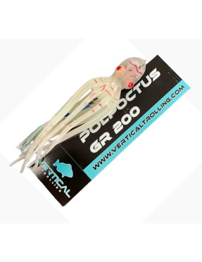 VERTICAL TROLLING POLPOCTUS 190GR GLOW RED