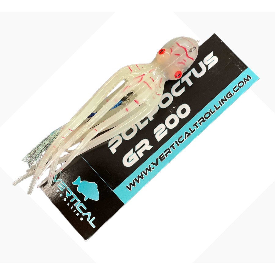 VERTICAL TROLLING POLPOCTUS 190GR GLOW RED
