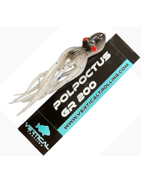 VERTICAL TROLLING POLPOCTUS 190GR C4 GREY UV