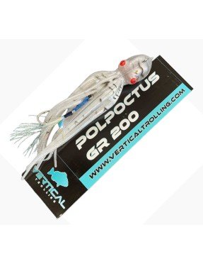 VERTICAL TROLLING POLPOCTUS 190GR WHITE UV