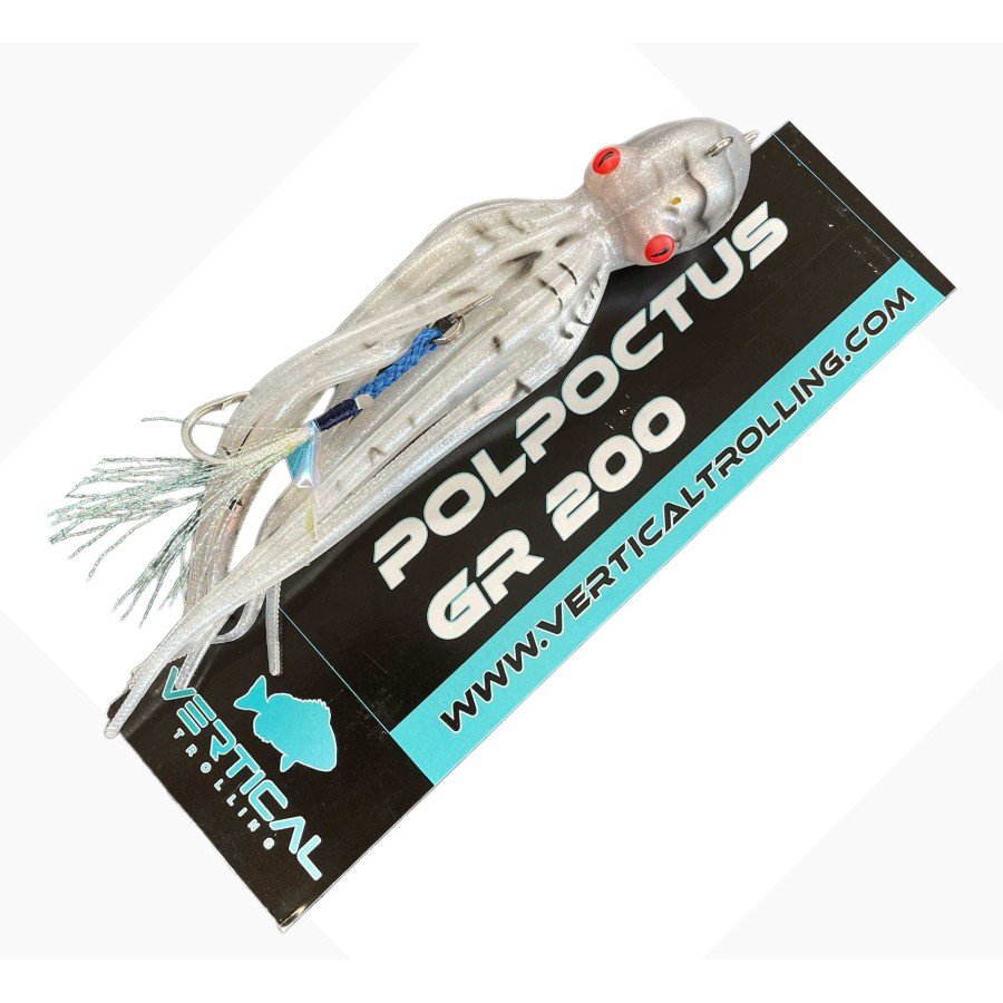 VERTICAL TROLLING POLPOCTUS 190GR WHITE UV