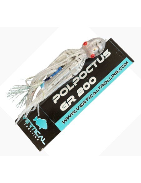 VERTICAL TROLLING POLPOCTUS 190GR C1 WHITE UV