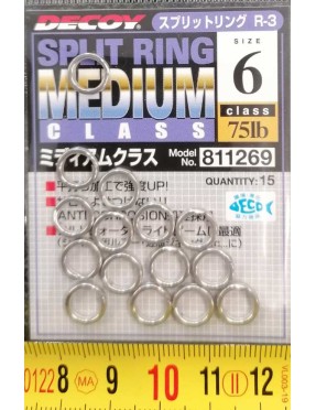 DECOY SPLIT RING N.6 75LB