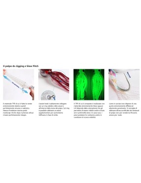 VERTICAL TROLLING POLPOCTUS 190GR GLOW BLACK