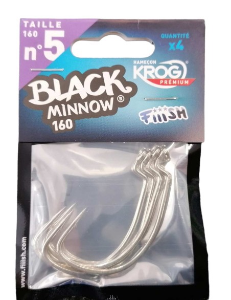 BLACK MINNOW 160MM KROG (AMI) 4PZ
