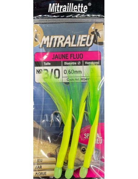 RAGOT MITRAILLETTE JAUNE FLUO 3/0